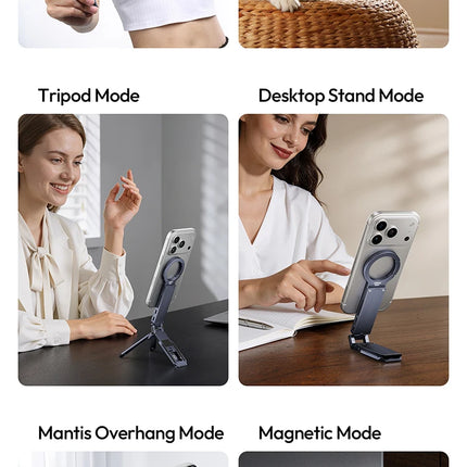 Ulanzi MA58 SSD Enclosure & MagLock Phone Stand Tripod 2 in 1 for iPhone 17 Travel Vlog Tiktok Live Streaming Phone Accessories