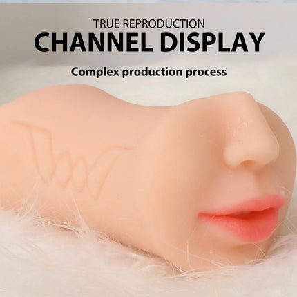Male Masturbator 3 In 1 Realistic Vagina Sexy Toys For Men Pocket Pusssy Pussy Blowjob Masturbation No Vibrator Adults Sex Goods