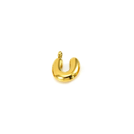 2026 new Bohemian style stainless steel gold-plated letter pendant necklace with personalized and fashionable letters to choose