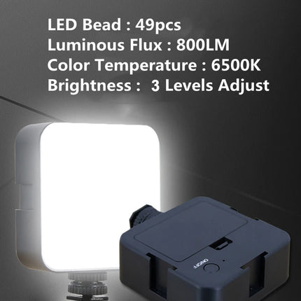Mini LED Clip Video Light Portable Canon Camera Gopro Vlog Photographic Fill Light 5W 6500K for Tiktok Video Conference Selfie