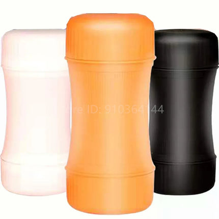 Double Head Use Manual Male Masturbator Realistic Vagina Oral Blowjob Cup Masturbation Machine Adult Erotic Sex Toy for Men 18+