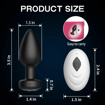 APP Wireless Remote Vibrating Butt Plug Anal Vibrator Sex Toys for Women Ass Dildo Prostate Masturbation Massager Men and Couple