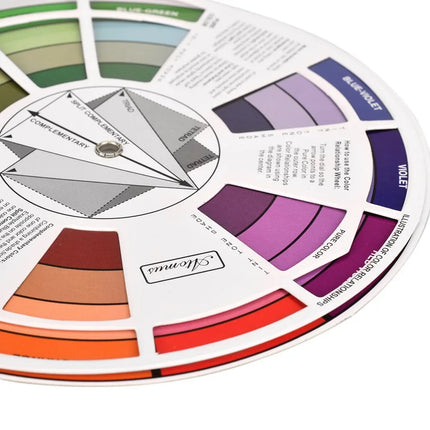 Professional Color wheel Card for Eyebrow Lip and Eyeline Microblading, Mixing Colorwheel for Permanent Makeup
