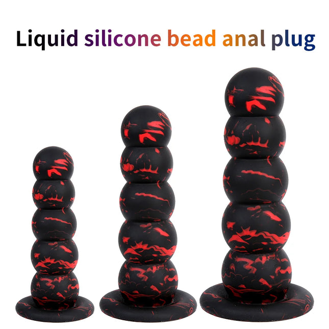 New Big Anal Bead Dildo Anal Ball Anal Plug Buttplug Dildo Vagina Anus Ass Dilator Expander Sex Toys for Women Men Adult Product