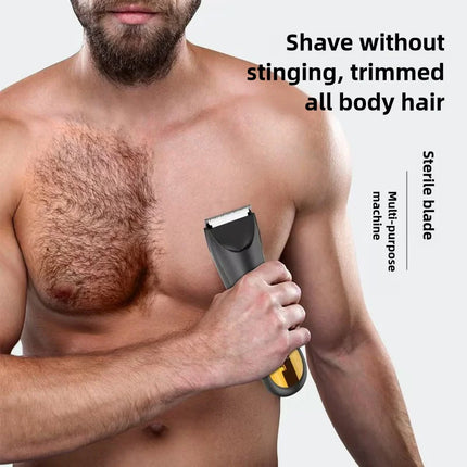 Electric Beard Trimmer for Men Cordless Hair Clippers Trimmer Set Waterproof Men Grooming Kit for Shaving Face Body Hair Trimmer
