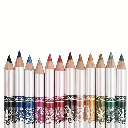 12 Colors Waterproof Lip Liner Set for Smooth and Precise Lip Contouring Long-Lasting Makeup and Bold Lip Definition