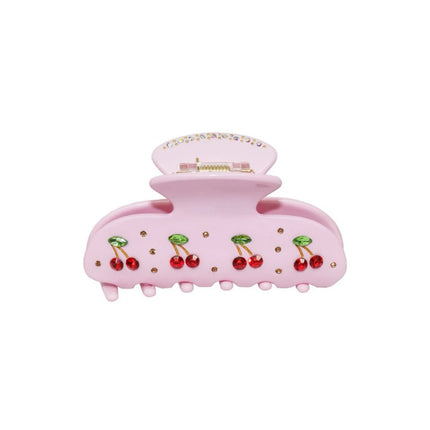 Cute Bow Hair Clip for Women Girls Acetate Rhinestone Fruits Floral Hairpin Pearl Hair Claws Shark Clip Trendy Hair Accessories