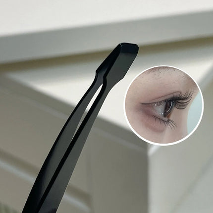 Stainless Steel Lower False Eyelashes Tweezer Lashes Extension Hair Removal Tweezers DIY Eyelashes Applicator Makeup Tools