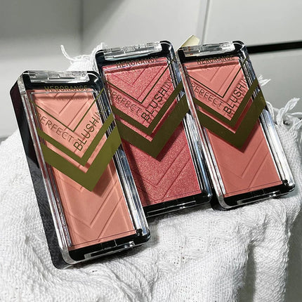 [L&P] 1Pc Girl Blush Peach Makeup Palette | 6 Colors Blusher | Nude Brown Contour | Korean Natural Rouge | Cheek Tint Cosmetics