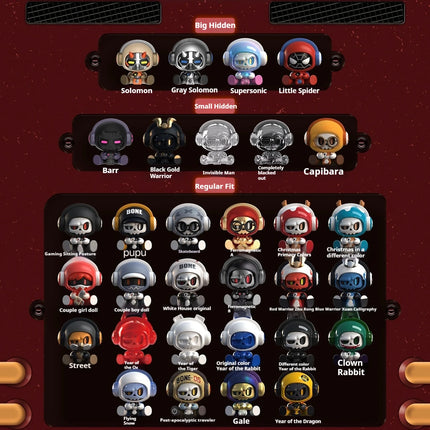 MR.BONE Babybone Vol.1 Classics Series Blindbox, Random Collection of 1pc Blind Bag Cool toys, Perfect for Birthday Party Gift