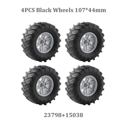MOC 4WD RC Car Chassis Kit building block Drive Climbing Car Off-Road Suspension 8CH APP Remote Control 8882 Technical part