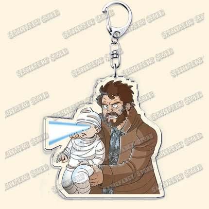 Popular TV Show Keychains Homelander Billy Butcher Starlight Vought Key Chain Ring for Bag Superhero Keyring Jewelry Fans Gifts