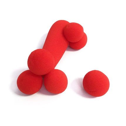 Sponge Ball Magic Toy Standing Figure with Funny Design Hilarious Sponge Buddy Street Prank Close-up Magic tricks Props