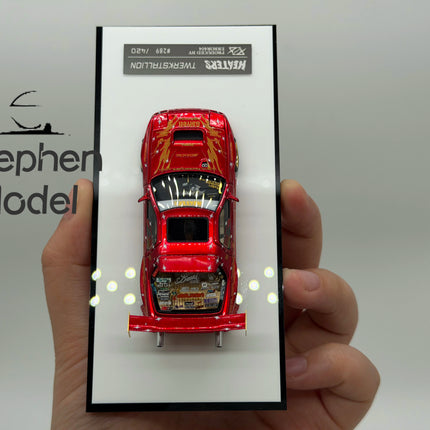 Error 404 1:64 RX-74 FC Twerkstallion Red Golden Wheel Resin Car Model Collection