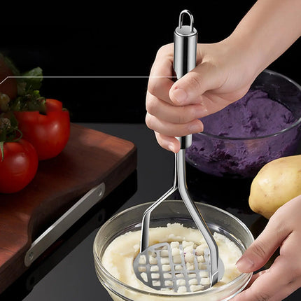 Potato Smasher Kitchen Gadgets Stainless Steel Kitchen Potato Masher Tool For Pureeing Meat Bean Vegetable Fruit Cooking Home