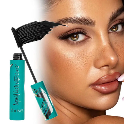 Thrive Causemetics Liquid Lash Extensions Mascara Thickening Lengthening Waterproof Smudge-Proof Nourishing Fiber Eyelash Makeup