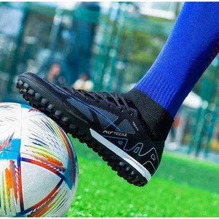 Men Football Shoes TF/FG Society Cleats Indoor Soccer Shoes Professional Football Field Boots Fast Unisex Sneaker Top Quality