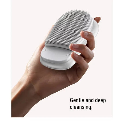Silicone Electric Rechargeable Battery Portable Body Clean Massage Bath Brush for Shower Skin Care & Exfoliating Household Use