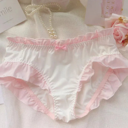 Sanrio new Cinnamoroll Kuromi Japanese kawaii girl underwear set cute loli student no steel ring bra tube top peripheral