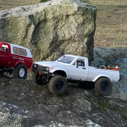 WPL C24 Full Scale Upgrade  1:16 RC CAR Kid 4WD Radio Control Off-Road Car C24-1 Rock Crawler Electric Buggy Moving Car Toy Gift