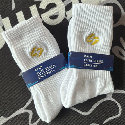 New Lakers Player Doncic Towel Bottom Socks Men's Sport Socks Quick Dry Anti-Slip Sweat Absorbent Mid-Calf Basketball Socks