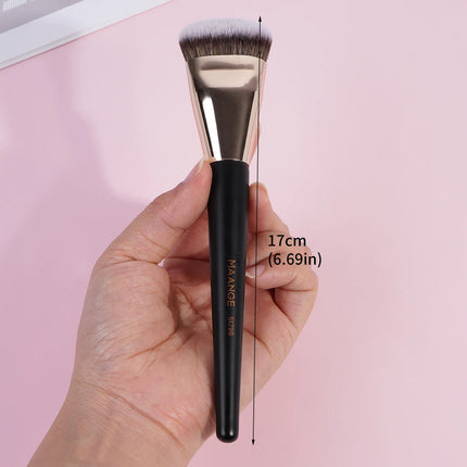 MAANGE Contoured Foundation Brush Foundation Makeup Brushes Face Brush For Liquid Or Cream Foundations Makeup Tool for Beauty