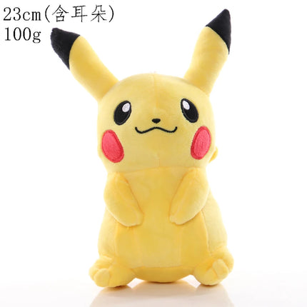 Pokemon Center Pikachu PokéMon 30th Anniversary Cartoon Pixel Style Plush Toy Dark Lightning Pikachu Stuffed Doll Anime Gift