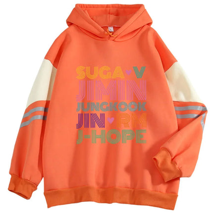 JIMIN JUNG KOOK J-HOPE JIN SUGA V RM Hoodies Sweatshirts Men/Women Fashion Kpop Hoodie JIMIN Clothes