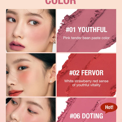 O.TWO.O Lipstick Blush Stick 3-in-1 Eyes Cheek and Lip Tint Buildable Waterproof Lightweight Cream Multi Stick Makeup for Women