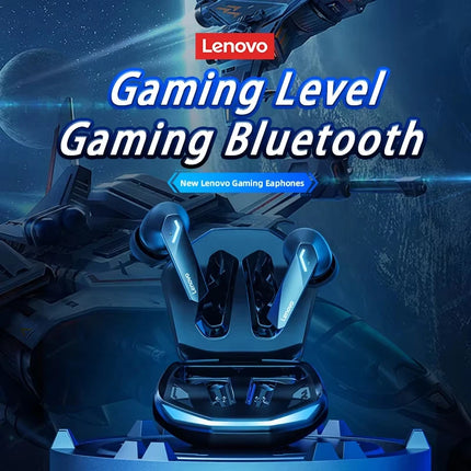Lenovo GM2 Pro Earphone Bluetooth 5.3 Headphones with Mic 9D Stereo Pro 6 Lenovo Earbuds Dual Modes Music Game Wireless Headset