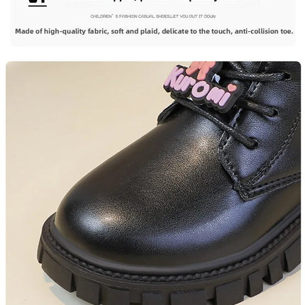 Sanrio Kuromi My Melody Girl boots Children's shoes autumn and winter cartoon Y2K kawalii fashion be all-match gift soft