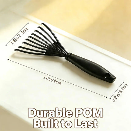 Hair Brush Cleaner Tool, Cleaner Hair Brush Cleaner Hair Dirt Remove Comb Embeded Tool for Home Salon