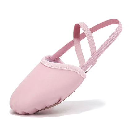 Girls Rhythmic Gymnastics Shoes Women Adult Children Half Sole Jazz Ballet Dance Shoes Half Toe Shoes Woman Belly Dancing Shoes