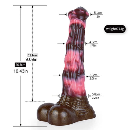 NNSX Long Horse Dildo Anal Plug Fantasy Penis Animal Cock Vagina Stimulate G-spot Masturbator Anal Sex Toys For Men Women