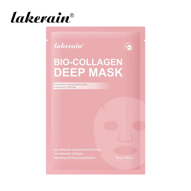 4pcs Collagen Deep Face Mask Hydrating Overnight Moisturizing Face Mask Pore Minimizing Plumping Travel Essentials Beauty Skinca