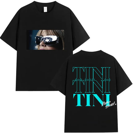Singer TINI STOESSEL Futtura Tour New Album 2025 Graphic T-shirts Men Women Fashion Harajuku Short Sleeve Cotton Tees streetwear