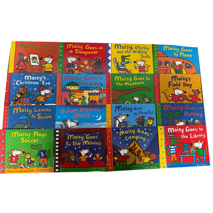 16 Books/Set Maisy Mouse First Experiences English Picture Books Kids Early Education Storybook Children Learning Reading Books