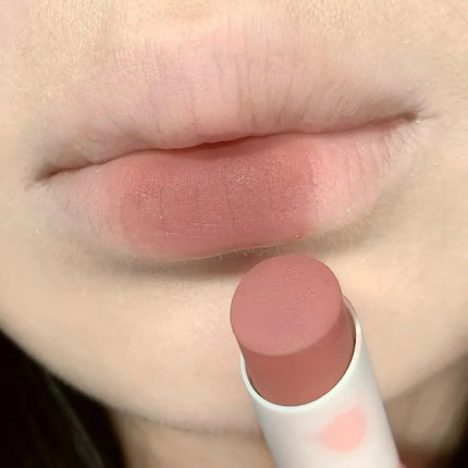 Velvet Matte Lipsticks Moisturizing Nude Apricot Lip Tint Non-stick Cups Lip Gloss Lipstick Cosmetics Make Up Waterproof Lasting