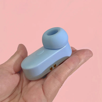 Mini Earphone Tapping Vibrator with Suction Head 5 Modes Clit and Nipple Stimulation Women's Sex Toy Girl Pleasure Romantic Gift