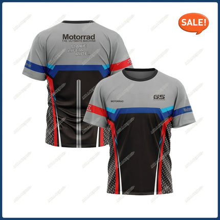 GS T-Shirt Motorrad R1250GS/R1200GS/ F850GS/F750GS/ Touring Motorcycle Racing ADVENTURE Black Grey Summer Jerseys