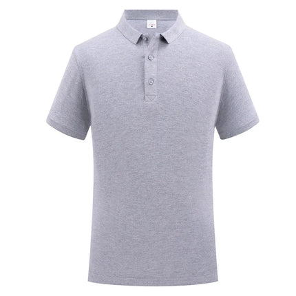 Custom Logo Summer Business Polo Shirt 100% Cotton High Quality Collar Short Sleeve Embroidery Design Printing Pattern
