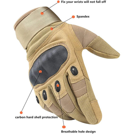 Touch Screen Tactical Full Finger Gloves Military Paintball Shooting Airsoft Combat Work Driving Riding Hunting Gloves Men Women