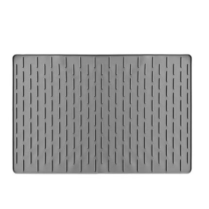 Foldable Non-slip Dish Drying Mat Multipurpose Silicone Tableware Drying Rack Storage Holder Anti-scald Coaster Kitchen Utensils