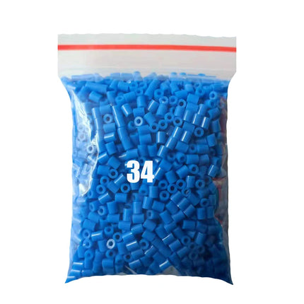 2000 pcs/Bag 2.6mm Hama Beads Puzzle Perlen Iron Beads Diy Perler Fuse Bead Intelligence Educational Toys
