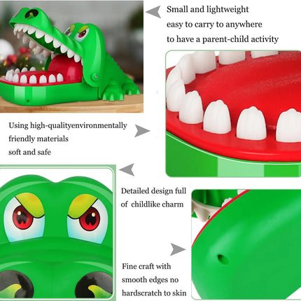 Crocodile Teeth Bite Finger Toys Multiplayer gaming party Prank Props Hand-biting Trick Decompression anti stress toy