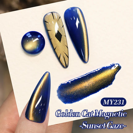 BORN PRETTY 10ml Auroras Glitter Cat Magnetic Gel Nail Polish Jelly Glass Bead Semi Permanent Soak Off UV LED Varnish Manicure