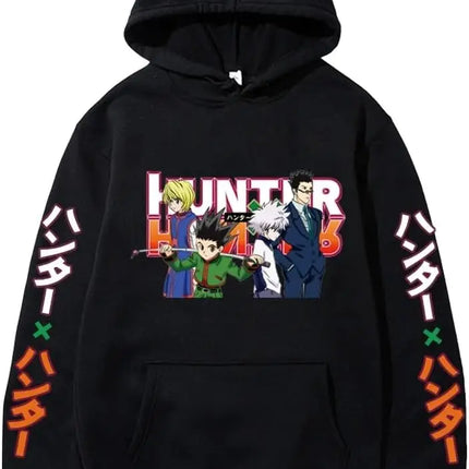 2024 Hunter X Hunter Hooded Hoodies Anime Hoodie Fleeced Streetwear Sweatshirt Oversized Clothes Sweater Pullover Men Women