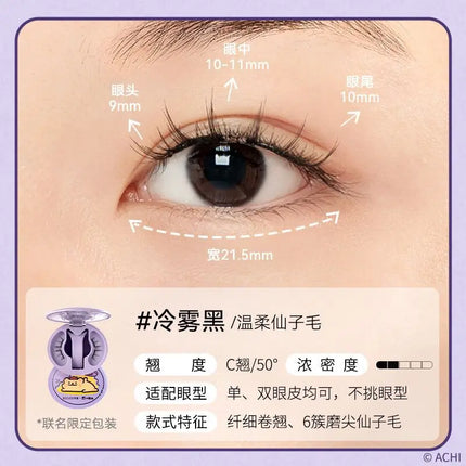 WOSADO High-end Magnetic Eyelashes Magnifying Eyes No Adhesive Reusable Magnetic False Eyelashes Clip Tweezers No Glue Needed