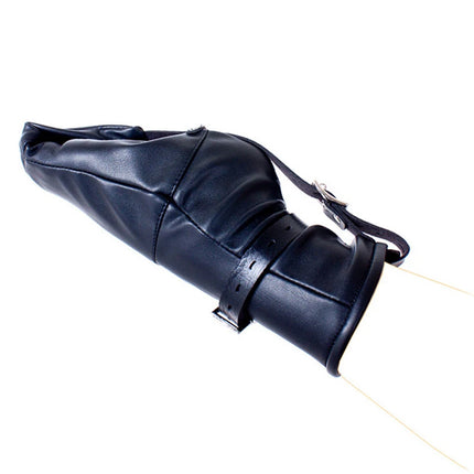 Women Soft Black Faux Leather Sex Accessories Bondage Booties Adult Foot Restraint Boots Fetish Costume