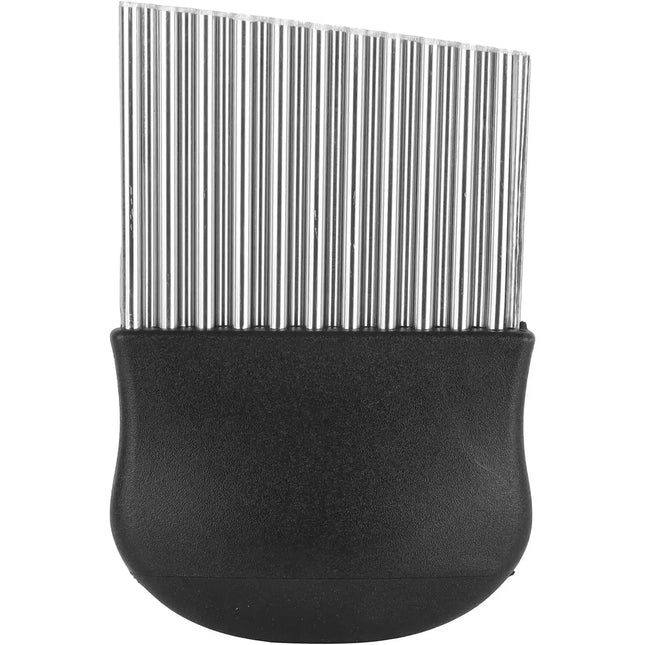 Crinkle Cutter,Upgraded Stainless Steel Crinkle Knife, Safety Kitchen French Fry Chip Cutter